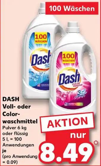 Kaufland DASH Voll- oder Color- waschmittel Angebot