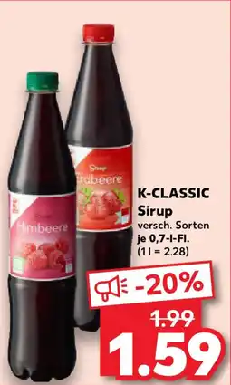 Kaufland K-CLASSIC Sirup Angebot