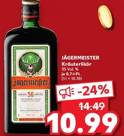 Kaufland JÄGERMEISTER Kräuterlikör Angebot