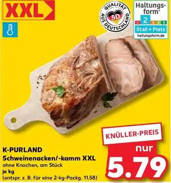Kaufland K-PURLAND Schweinenacken/-kamm XXL Angebot
