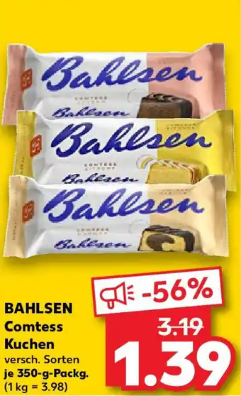 Kaufland BAHLSEN Comtess Kuchen Angebot