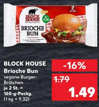 Kaufland BLOCK HOUSE Brioche Bun Angebot