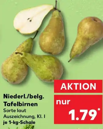 Kaufland Niederl./belg. Tafelbirnen Angebot