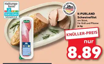 Kaufland K-PURLAND Schweinefilet Angebot