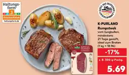 Kaufland K-PURLAND Rumpsteak Angebot