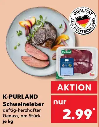 Kaufland K-PURLAND Schweineleber Angebot