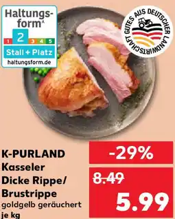 Kaufland K-PURLAND Kasseler Dicke Rippe/ Brustrippe Angebot