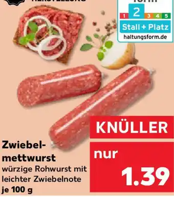 Kaufland Zwiebel- mettwurst Angebot