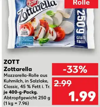 Kaufland ZOTT Zottarella Angebot