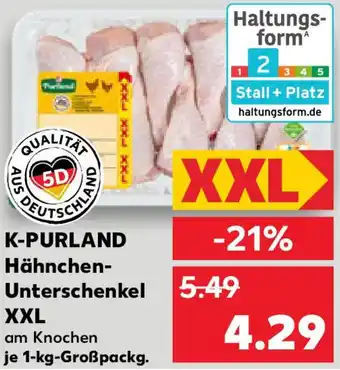 Kaufland K-PURLAND Hähnchen- Unterschenkel XXL Angebot