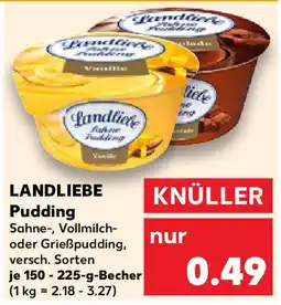 Kaufland LANDLIEBE Pudding Angebot