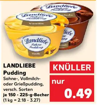 Kaufland LANDLIEBE Pudding Angebot