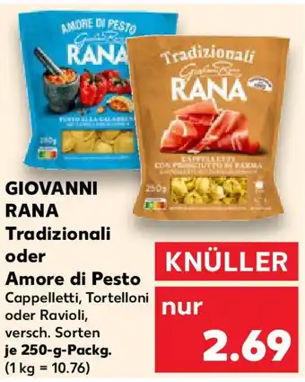 Kaufland GIOVANNI RANA Tradizionali oder Amore di Pesto Angebot