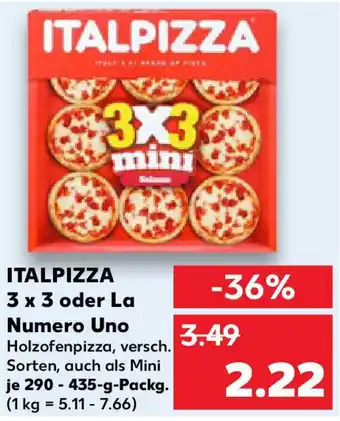 Kaufland ITALPIZZA 3 x 3 oder La Numero Uno Angebot