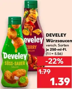 Kaufland DEVELEY Würzsaucen Angebot