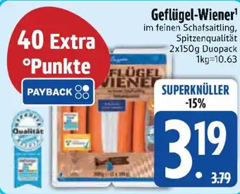 Edeka Geflügel-Wiener Angebot