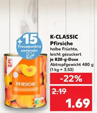 Kaufland K-CLASSIC Pfirsiche Angebot