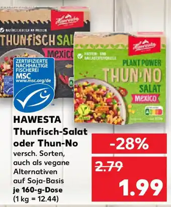 Kaufland HAWESTA Thunfisch-Salat oder Thun-No Angebot