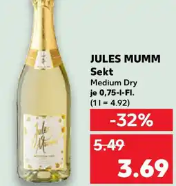 Kaufland JULES MUMM Sekt Angebot