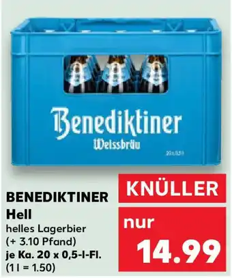 Kaufland BENEDIKTINER Hell Angebot