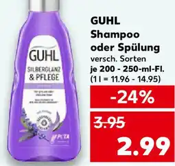 Kaufland GUHL Shampoo oder Spülung Angebot