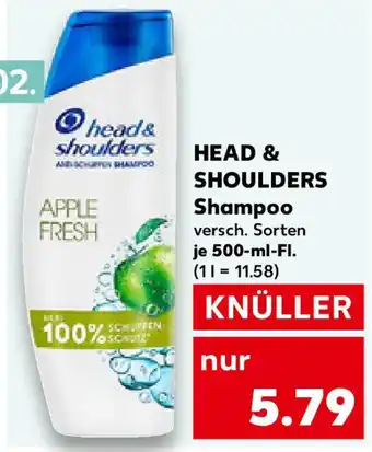 Kaufland HEAD & SHOULDERS Shampoo Angebot