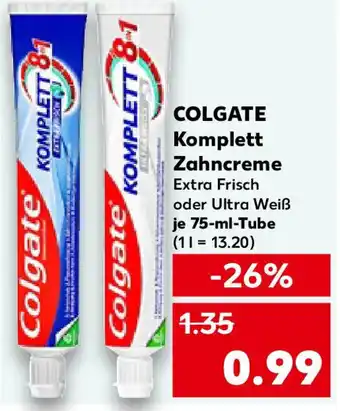 Kaufland COLGATE Komplett Zahncreme Angebot