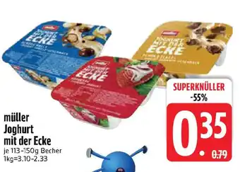 Edeka müller Joghurt mit der Ecke Angebot