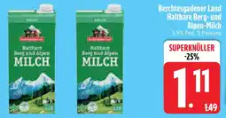 Edeka Berchtesgadener Land Haltbare Berg-und Alpen-Milch Angebot