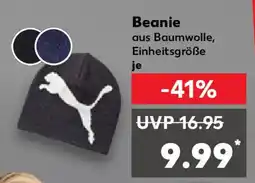 Kaufland PUMA Beanie Angebot