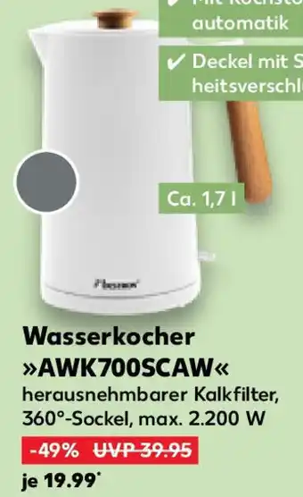 Kaufland Wasserkocher AWK700SCAW Angebot