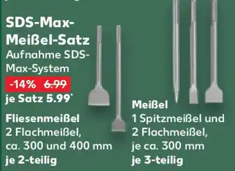 Kaufland SDS-Max- Meißel-Satz Angebot