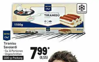 METRO Metro Chef Tiramisu Savoiardi Angebot