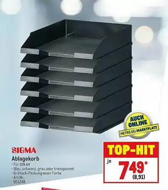 METRO Sigma Ablagekorb Angebot