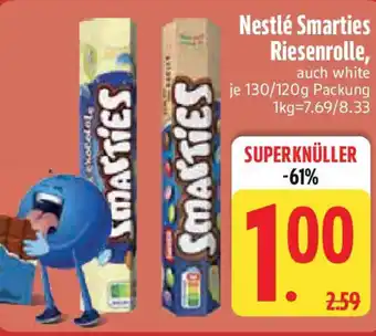 Edeka Nestlé Smarties Riesenrolle Angebot