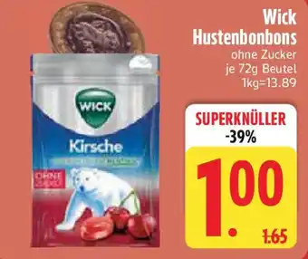 Edeka Wick Hustenbonbons Angebot