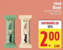 Edeka yfood Riegel Angebot