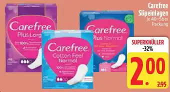 Edeka Carefree Slipeinlagen Angebot