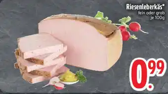 Edeka Riesenleberkäs Angebot