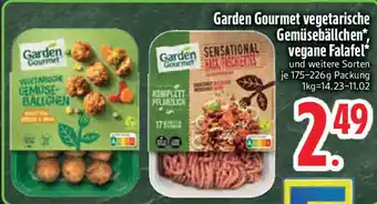 Edeka Garden Gourmet vegetarische Gemüsebällchen vegane Falafel Angebot