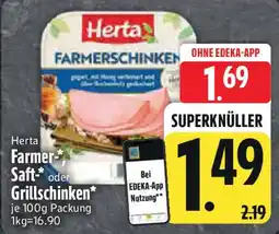 Edeka Farmer- Saft- oder Grillschinken Angebot