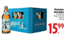 Edeka Maxlrainer Maxl Helles Angebot