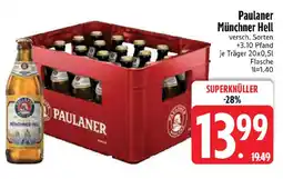 Edeka Paulaner Münchner Hell Angebot