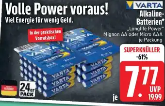 Edeka VARTA Alkaline- Batterien Angebot