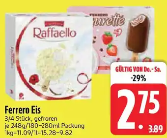 Edeka Ferrero Eis Angebot