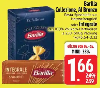 Edeka Barilla Collezione, Al Bronzo oder Integrale Angebot