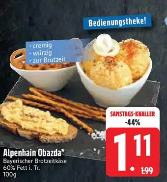 Edeka Alpenhain Obazda Angebot