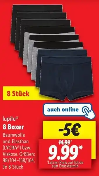 Lidl lupilu 8 Boxer Angebot