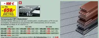 toom Baumarkt Terrassenpaket WPC-Bodendielen Angebot