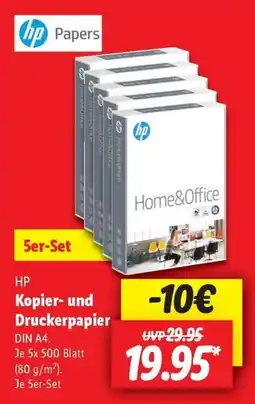 Lidl hp Kopier- und Druckerpapier Angebot